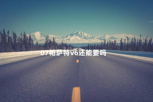 07帕萨特v6还能要吗