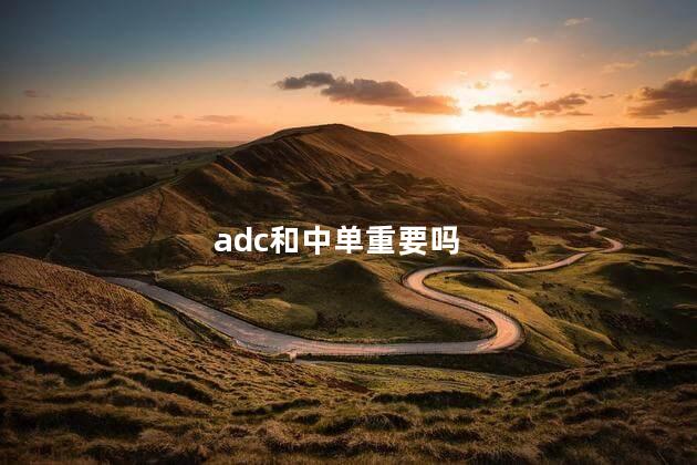 adc和中单重要吗