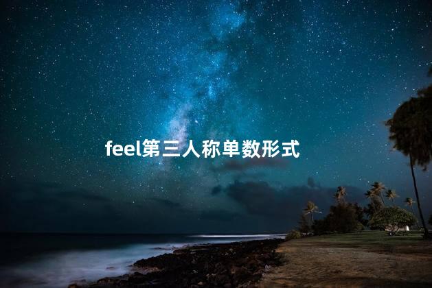 feel第三人称单数形式