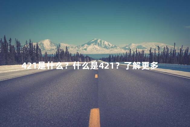 421是什么？什么是421？了解更多关于它的信息