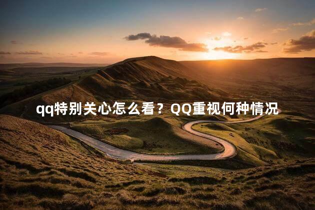 qq特别关心怎么看？QQ重视何种情况，解析方案